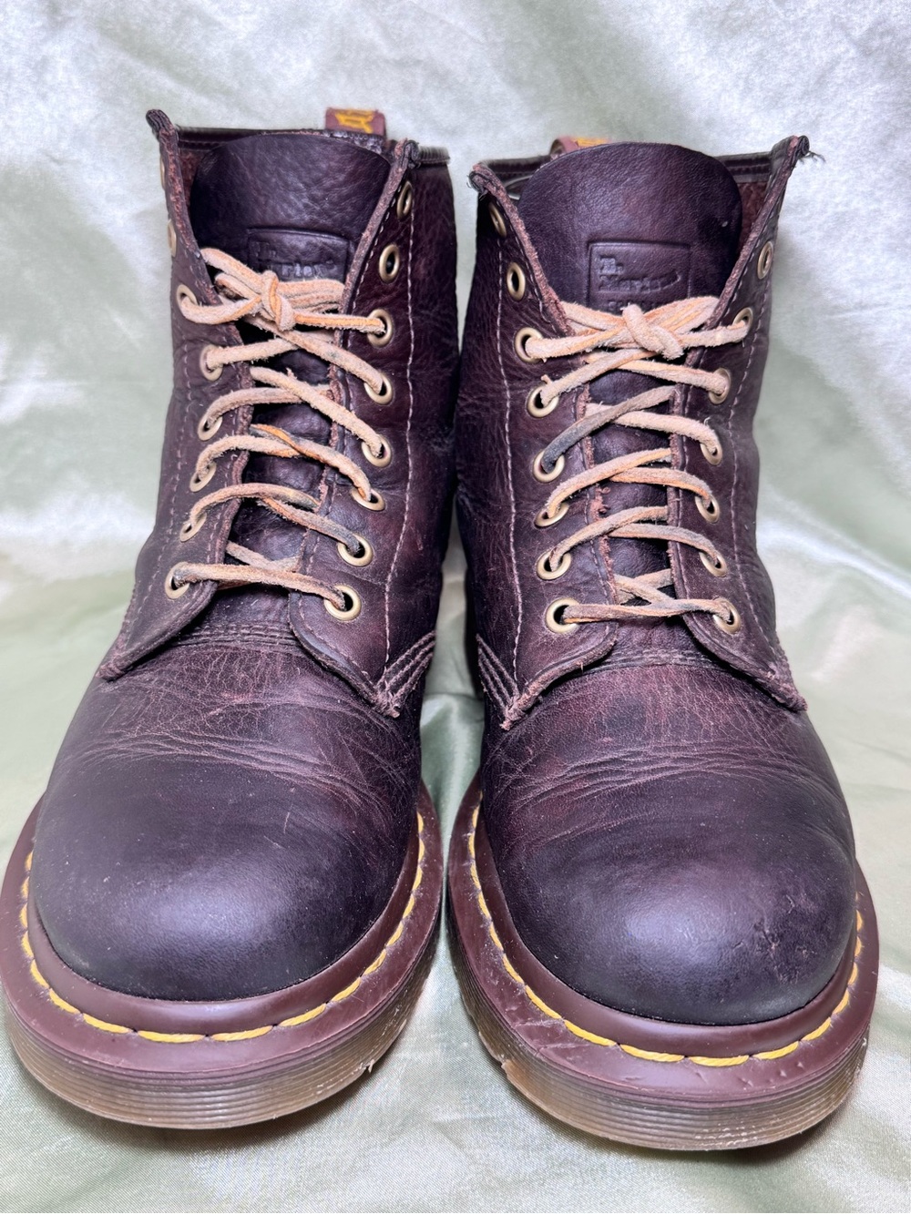 Doc Martens “For life” Classic Brown Leather Lace-Up Boots with Leather Laces 38 - Picture 2 of 12